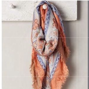 Anthropologie silk scarf